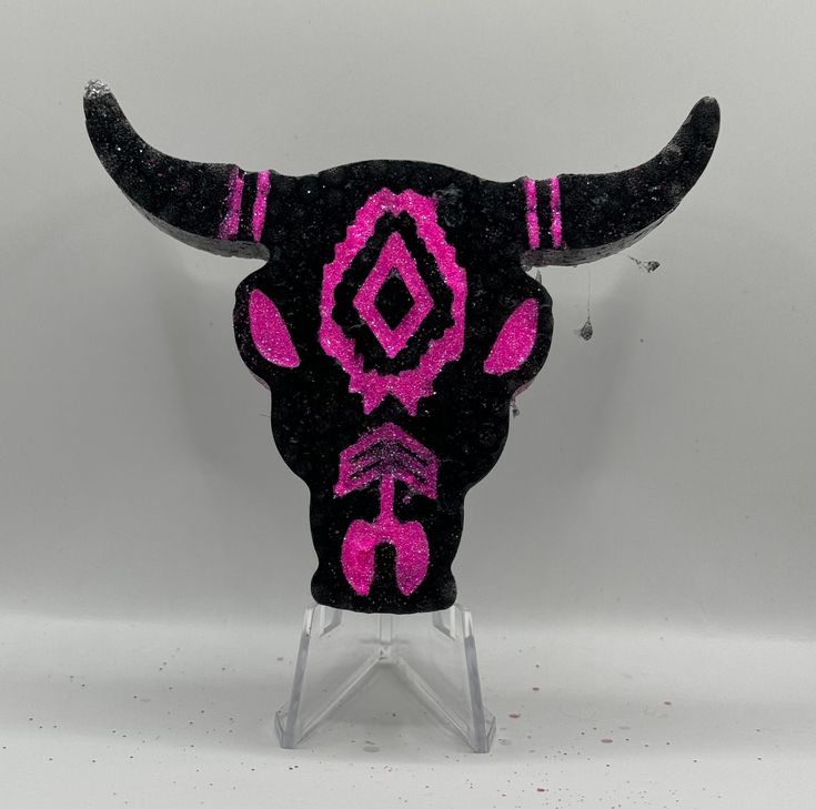 Vache taureau rose et noir đź–¤
