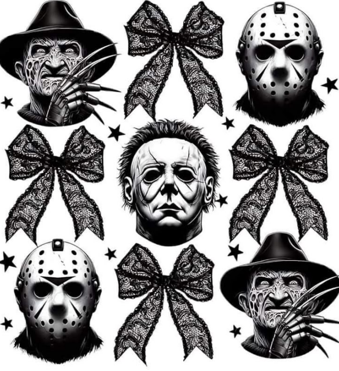 Black and white horror