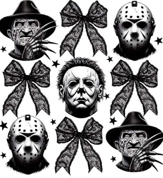 Black and white horror