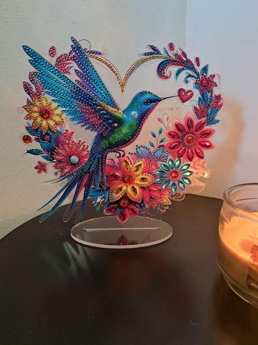 L'oiseau mouche coloré