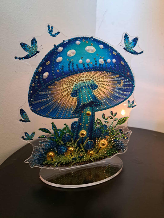 Champignons bleu